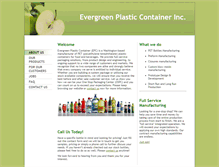 Tablet Screenshot of evergreenplastic.com